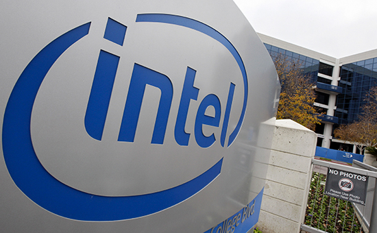 Логотип американской корпорации Intel Corp.


