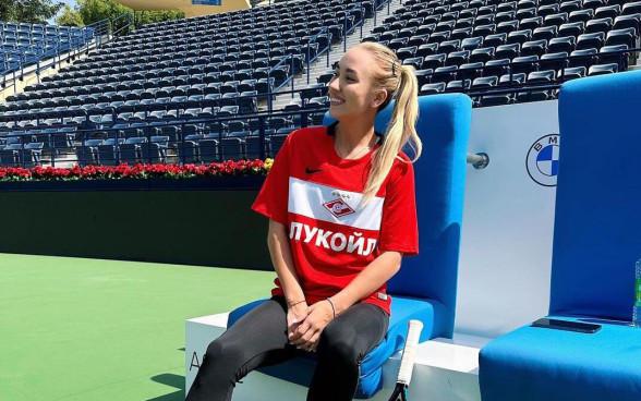 Теннисистка Потапова нанесет символический удар перед матчем «Спартака»