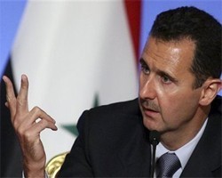 Глава Сирии Б.Асад сожалеет о сбитом турецком самолете