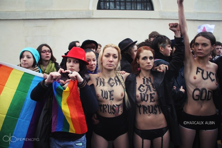 Topless Protest Uncensored