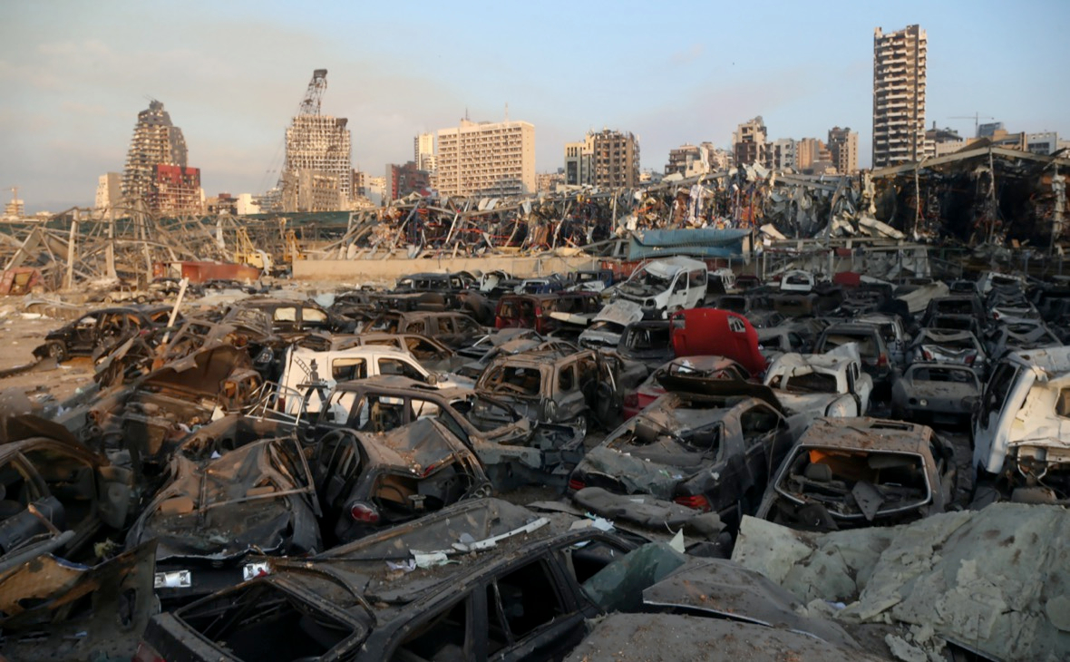 Последствия взрыва в&nbsp;порту Бейрута