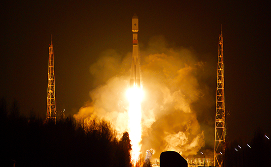 Запуск ракеты-носителя «Союз» с грузовым кораблем «Прогресс М-27М». Архивное фото