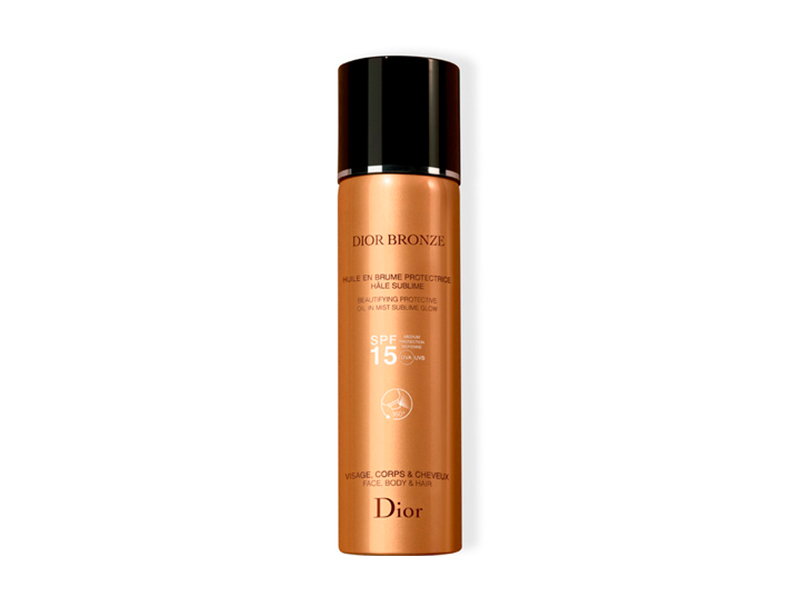 Солнцезащитное масло-дымка Dior Bronze SPF15 для кожи и волос.&nbsp;В составе фильтры анти-УФА и анти-УФВ широкого спектра действия, а также антиоксиданты, обеспечивающие высокую степень защиты.