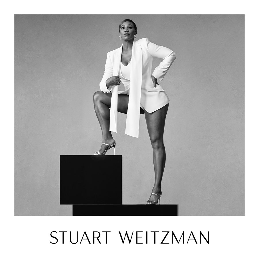 Серена Уильямс в рекламной кампании Stuart Weitzman, май 2020