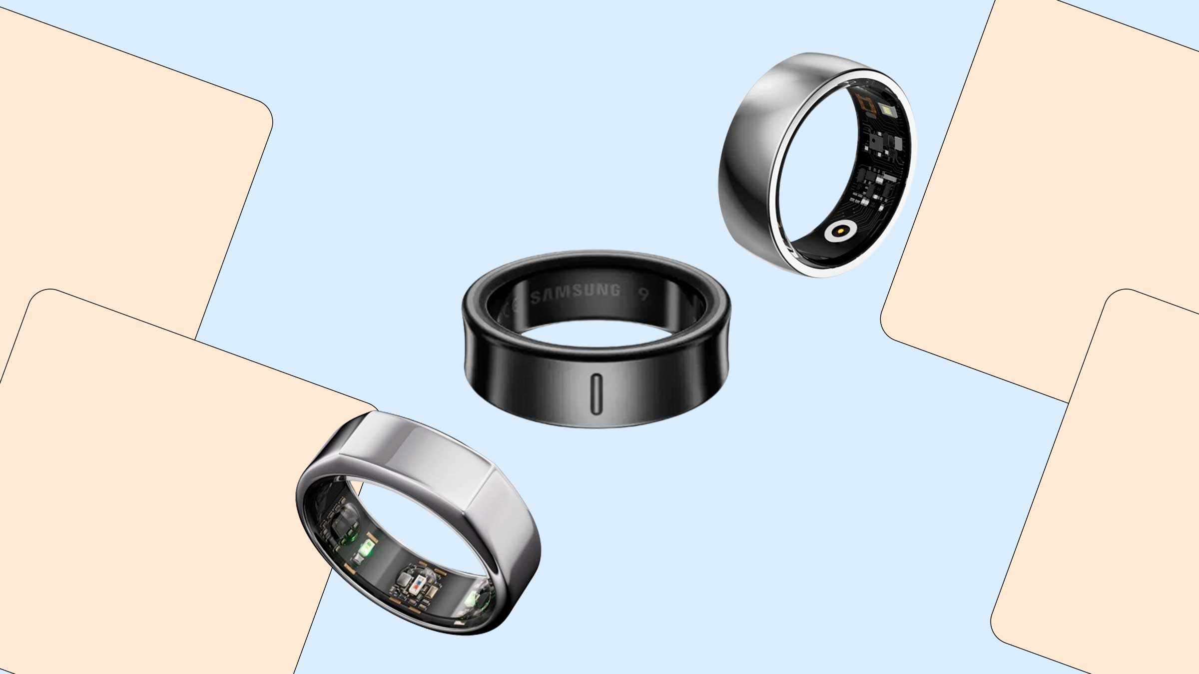 <p>Samsung Galaxy Ring;&nbsp;Oura Ring Generation 3;&nbsp;Sanlepus</p>