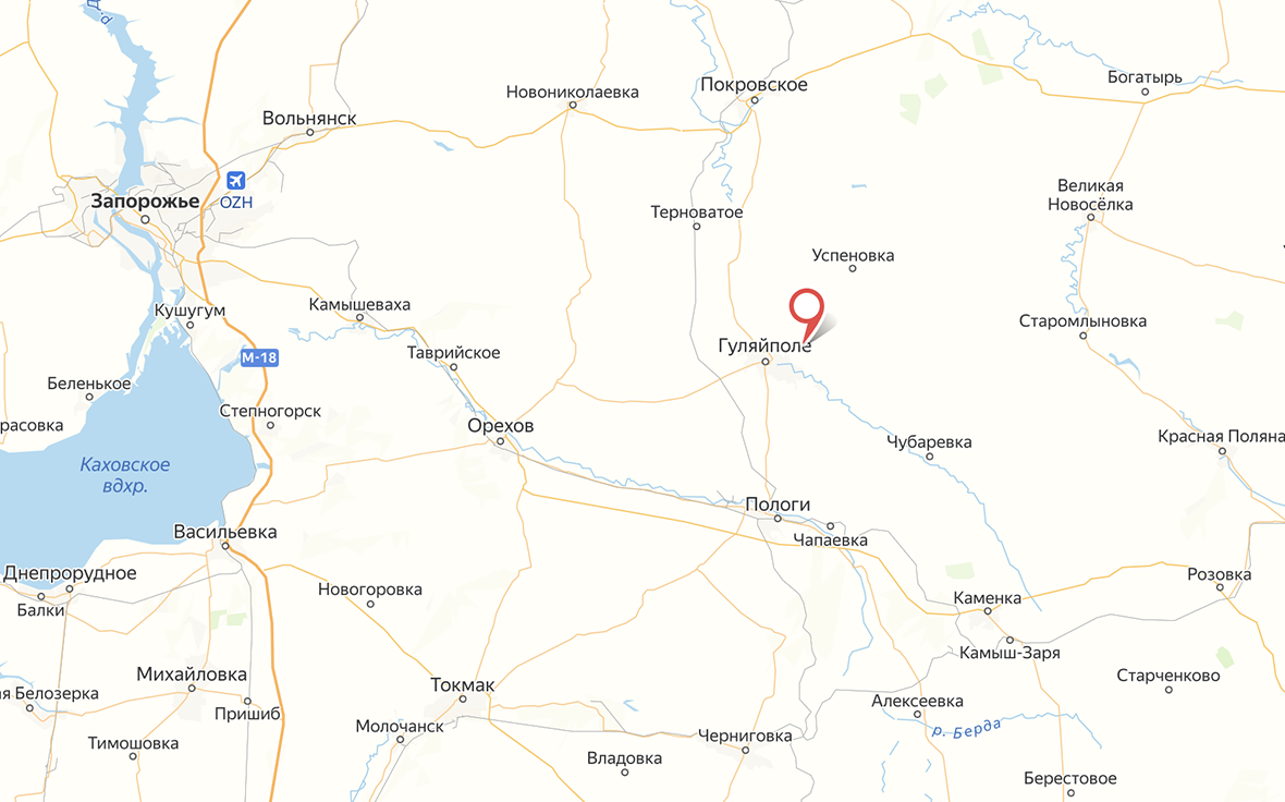 Минобороны сообщило о контроле над Затишьем в Запорожской области