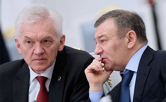 Геннадий Тимченко и Аркадий Ротенберг (слева направо)