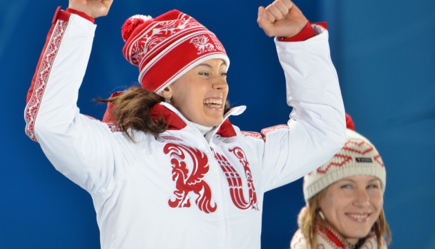 Ольга Вилухина - серебряный призер Олимпиады в женском спринте.
