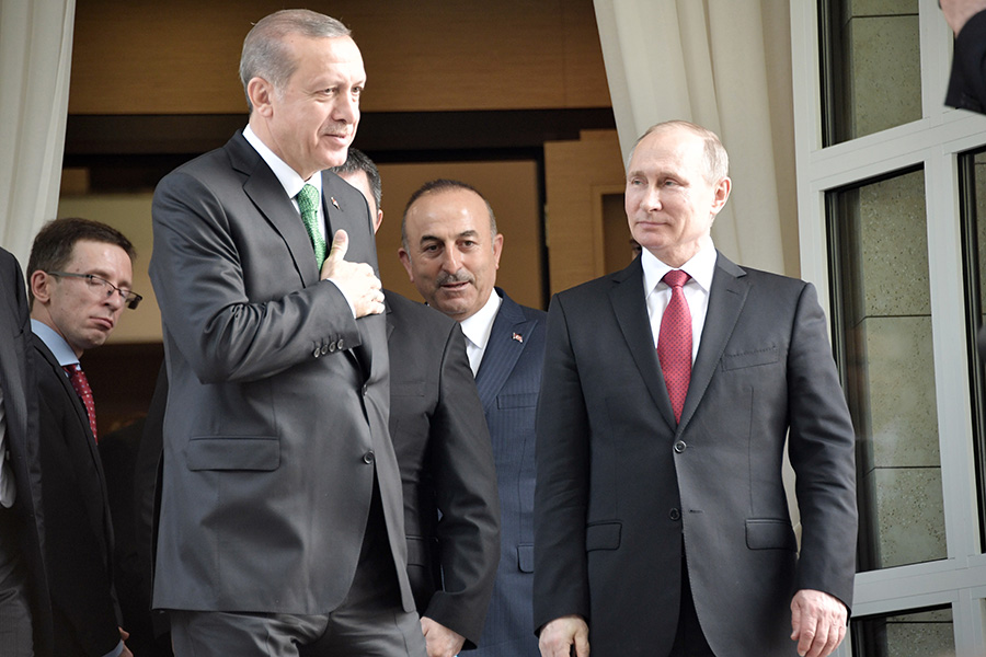 Реджеп Тайип Эрдоган и&nbsp;Владимир Путин. Сочи. 3 мая 2017 года
