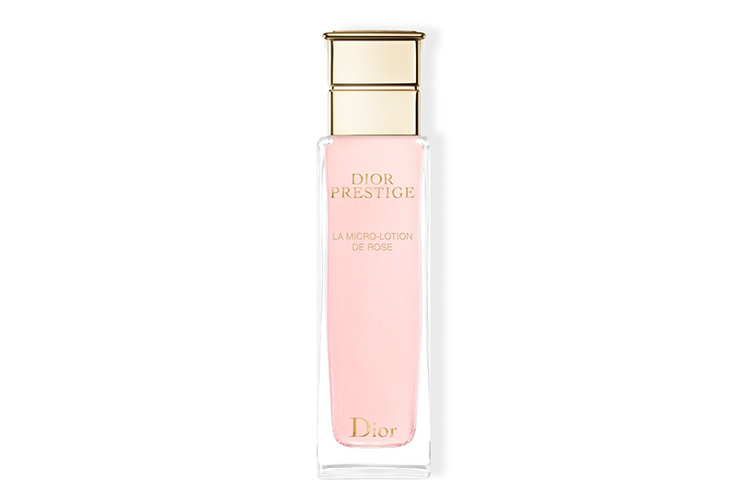 Микропитательный лосьон для лица Dior Prestige La Micro-Lotion De Rose, Dior с микрочастицами гранвильской розы и минералами для очищения и увлажнения кожи