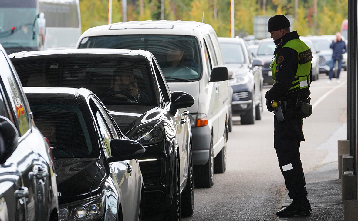 На границах Финляндии и Норвегии зафиксировали рекордное количество машин