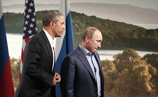 Президент США Барак Обама и&nbsp;президент России Владимир Путин. Архивное фото