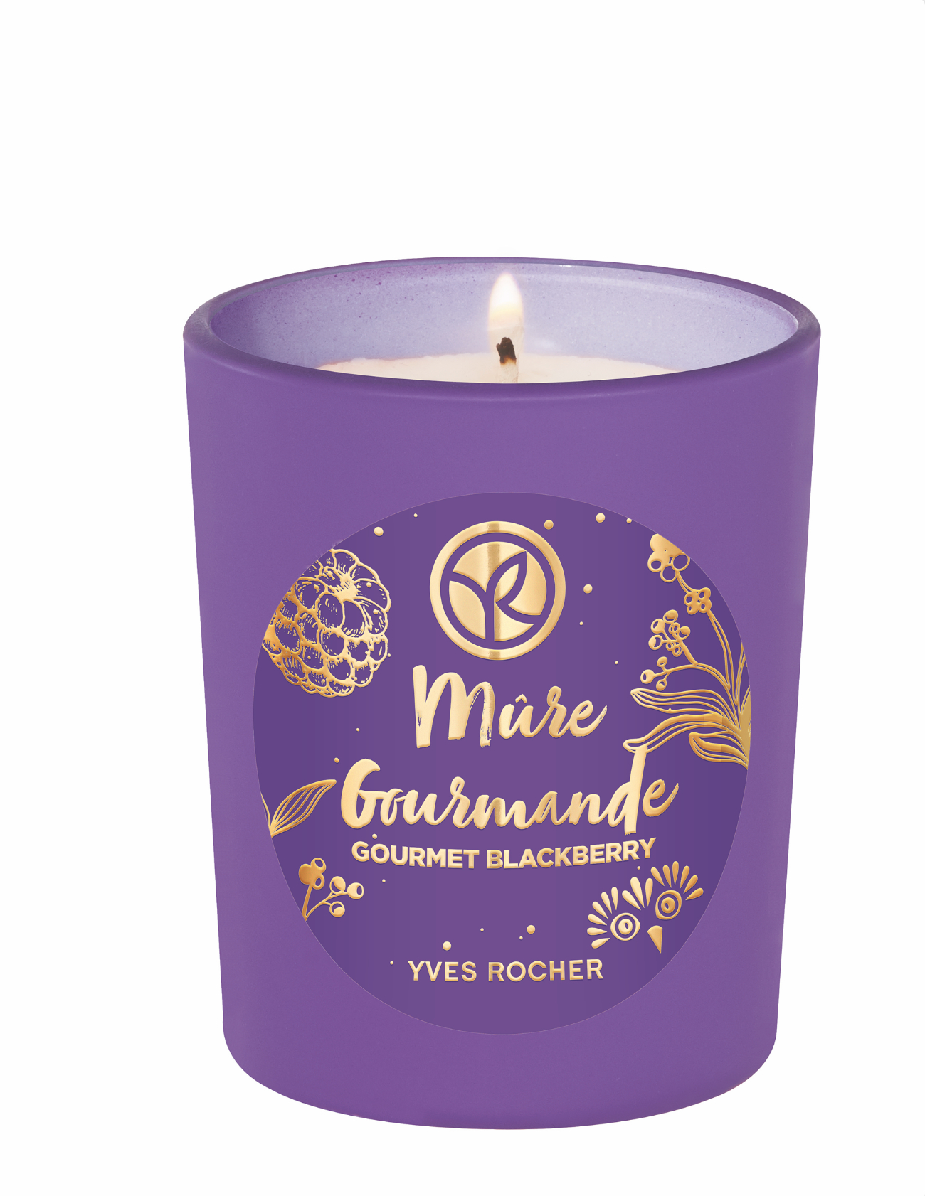 Свеча с ароматом ежевики M&ucirc;re Gourmande, Yves Rocher