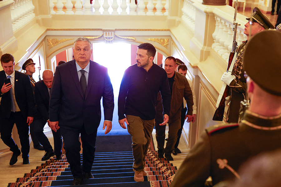 Виктор Орбан и Владимир Зеленский