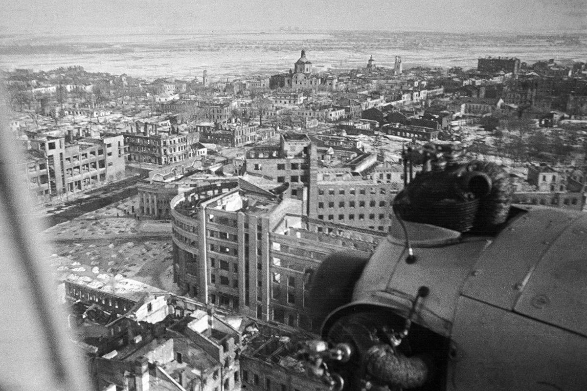 Виды Воронежа после освобождения, 1943 год