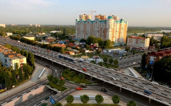 Модель дорожной развязки на пересечении улиц&nbsp;Ставропольской и Старокубанской. Планировалась по программе &quot;Краснодару - стличный облик&quot;.