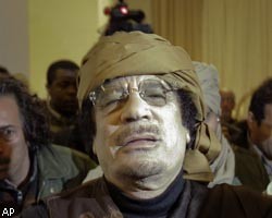 Муаммар Каддафи выступил с обращением к нации