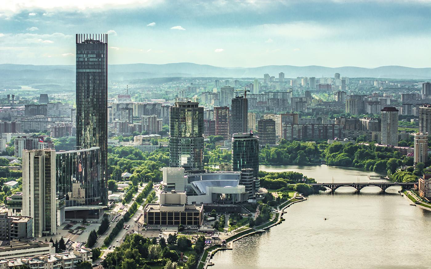 Екатеринбург, вид на набережную
