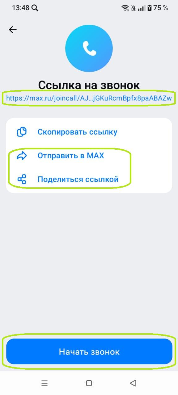 Как совершить групповой видеозвонок в мессенджере MAX
