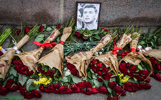 Место гибели Бориса Немцова. Архивное фото
