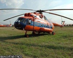 За пострадавшими в ДТП школьниками из Тувы вылетел вертолет Ми-8
