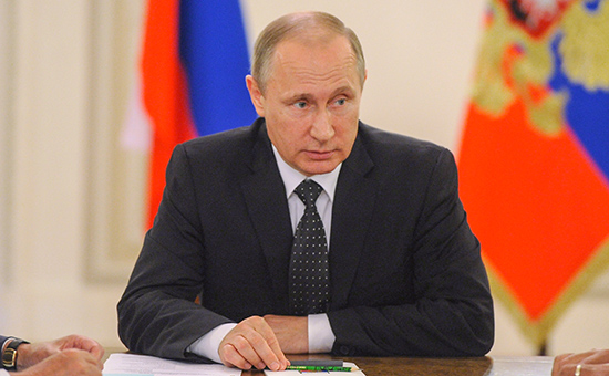 Президент России Владимир Путин, 31 июля 2016 года
