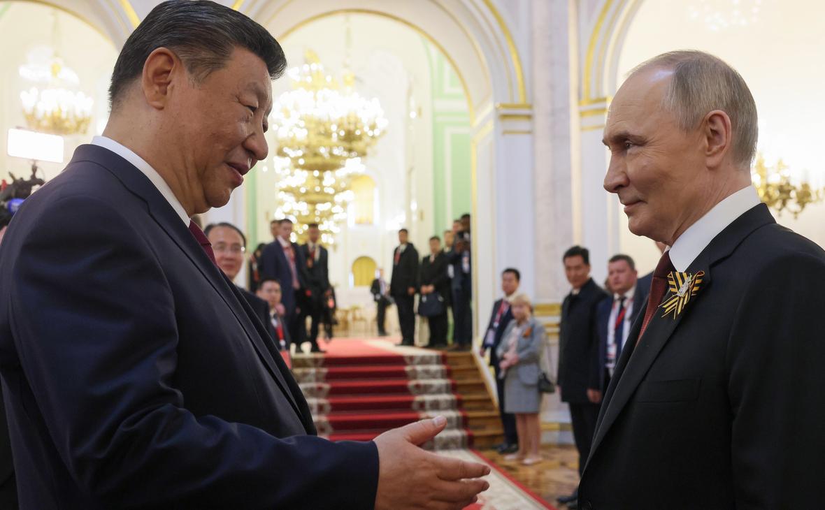 Фото:Си Цзиньпин, Владимир Путин (Михаил Метцель / РИА Новости)