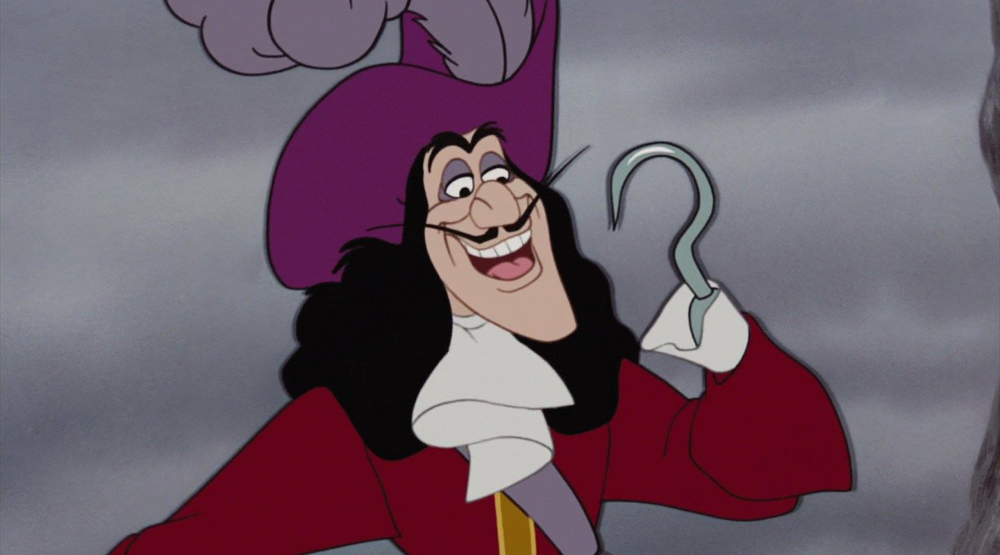 У Капитана Крюка из мультфильма &laquo;Питер&nbsp;Пэн&raquo;&nbsp;тонкий рот, вытянутый подбородок:&nbsp;скрытность, страх, зажатость за внешней бравадой