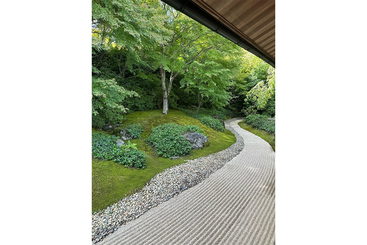 Киото, японский сад на вилле Окочи