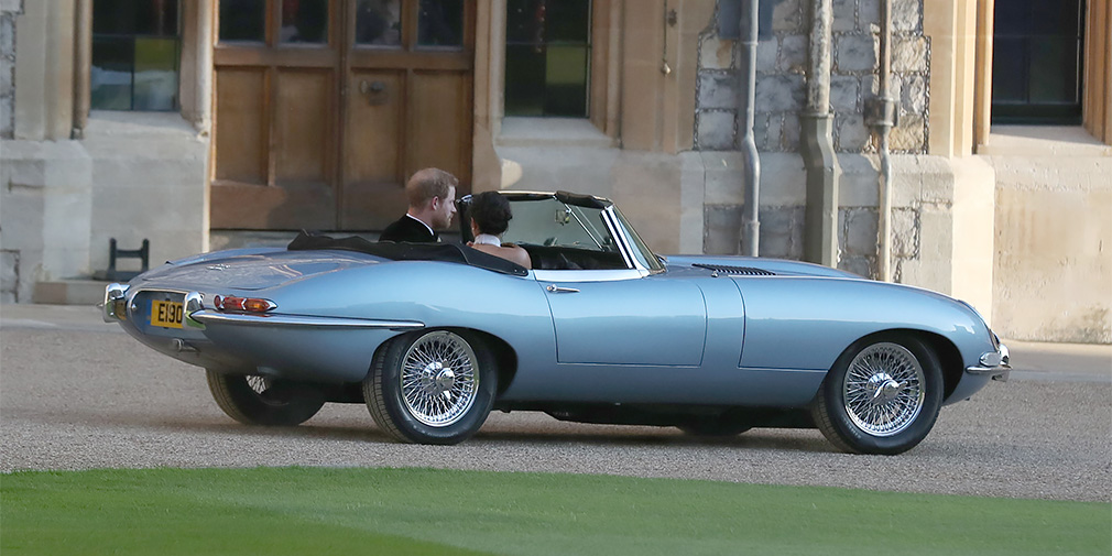Свадебным автомобилем принца Гарри и Меган Маркл стал электрокар Jaguar