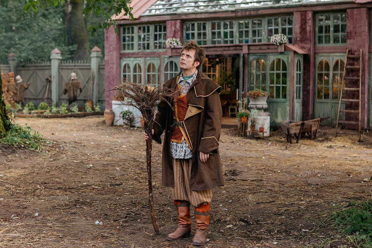 На съемках сериала «Очарованные»