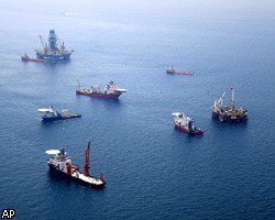 В Мексиканском заливе продолжилась операция по ликвидации утечки нефти