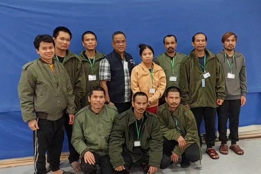 Тайские рабочие, взятые в заложники ХАМАС и позже освобождённые в рамках сделки между Израилем и палестинской исламистской группировкой ХАМАС
