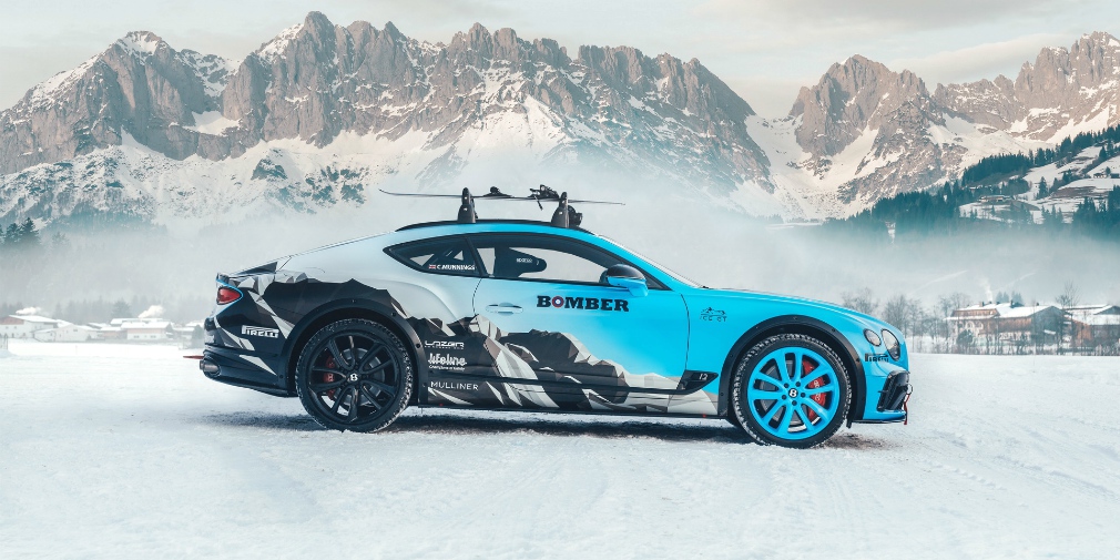 Bentley Continental превратили во внедорожник для «ледяной гонки»