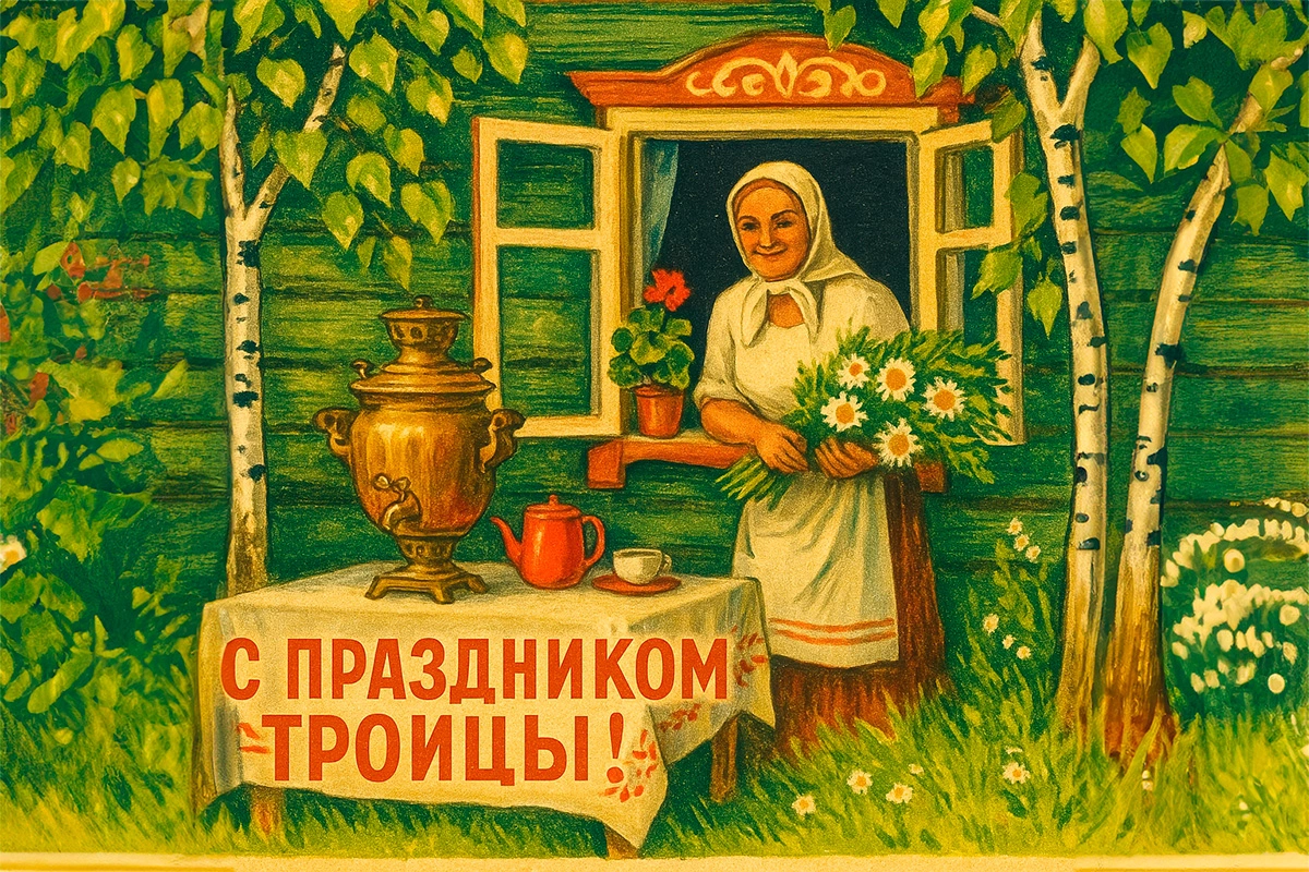 Открытки с Троицей. 30 красивых, старинных открыток со Святой Троицей