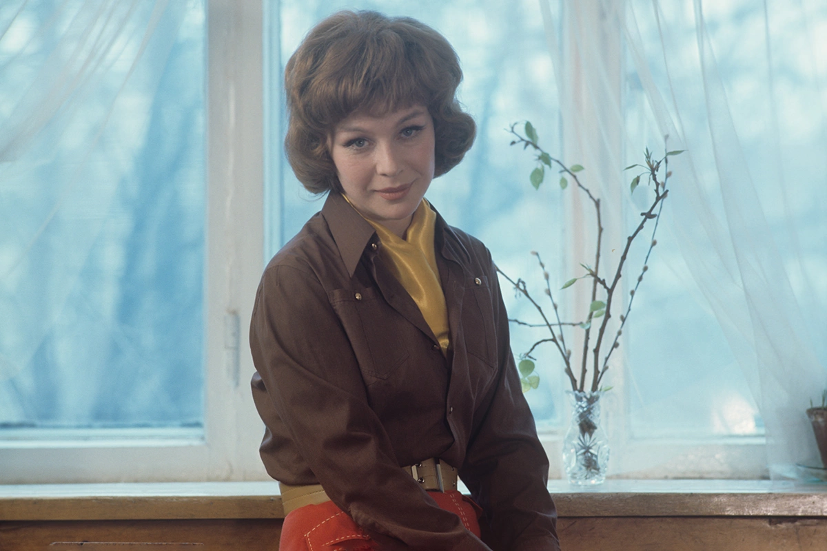 Актриса Нинель Мышкова, 1974 год