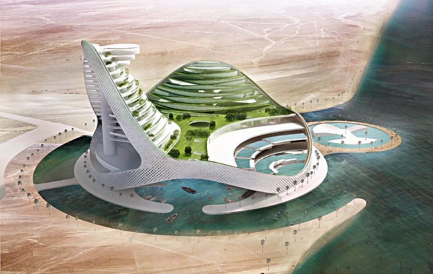 Туркменистан построит курорт на Каспии по проекту датских архитекторов