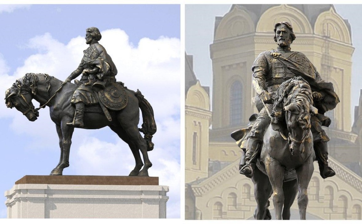 эскиз памятника Александру Невскому, победивший в конкурсе
