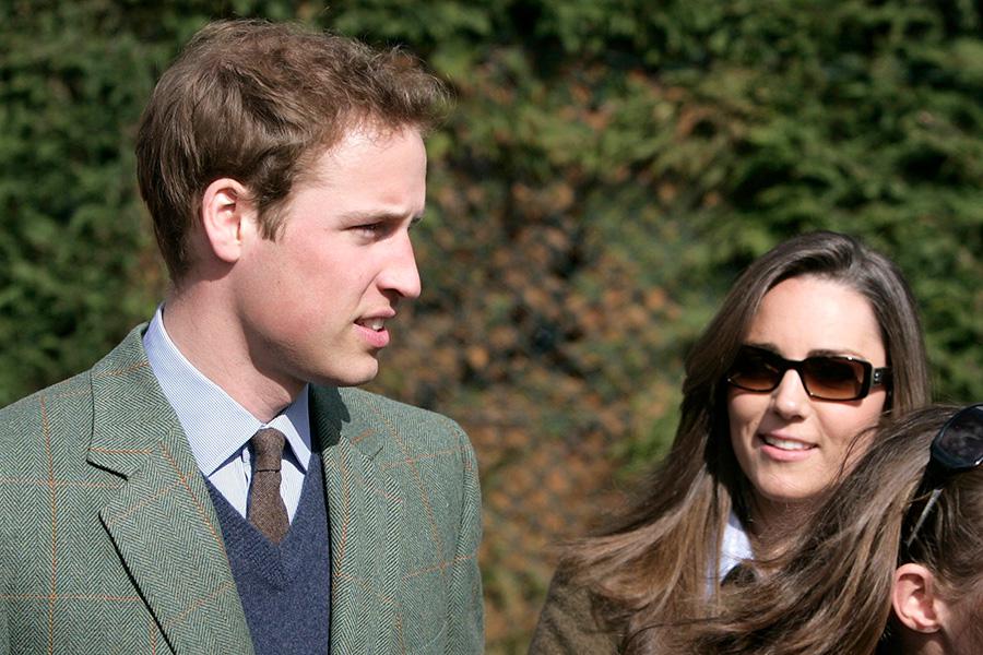 Принц Уильям и Кейт Миддлтон в 2007 году