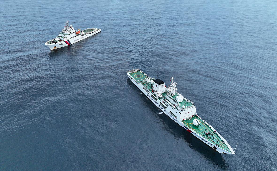 Корабли береговой охраны Китая в Южно-Китайском море