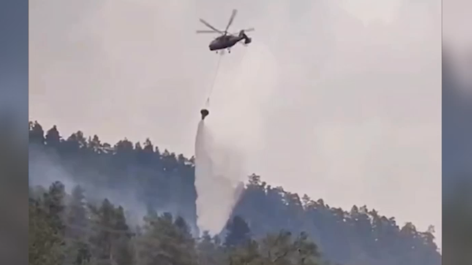 Природный пожар на Домбае локализовали