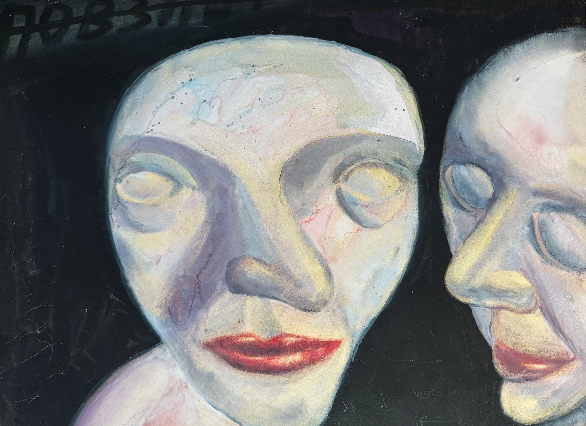 Лев Повзнер, из серии «Люди на черном», 1970