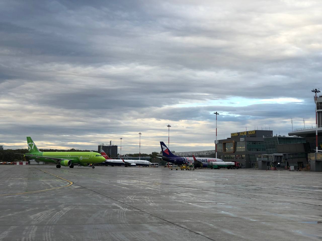 В аэропорту Казани ограничили полеты
