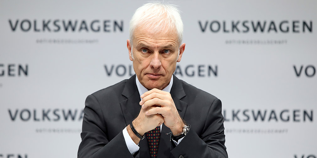 СМИ сообщили об отставке главы Volkswagen Маттиаса Мюллера
