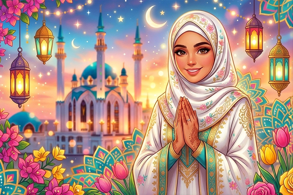 Открытки с Ураза-байрам: 15 вариантов для трогательного поздравления