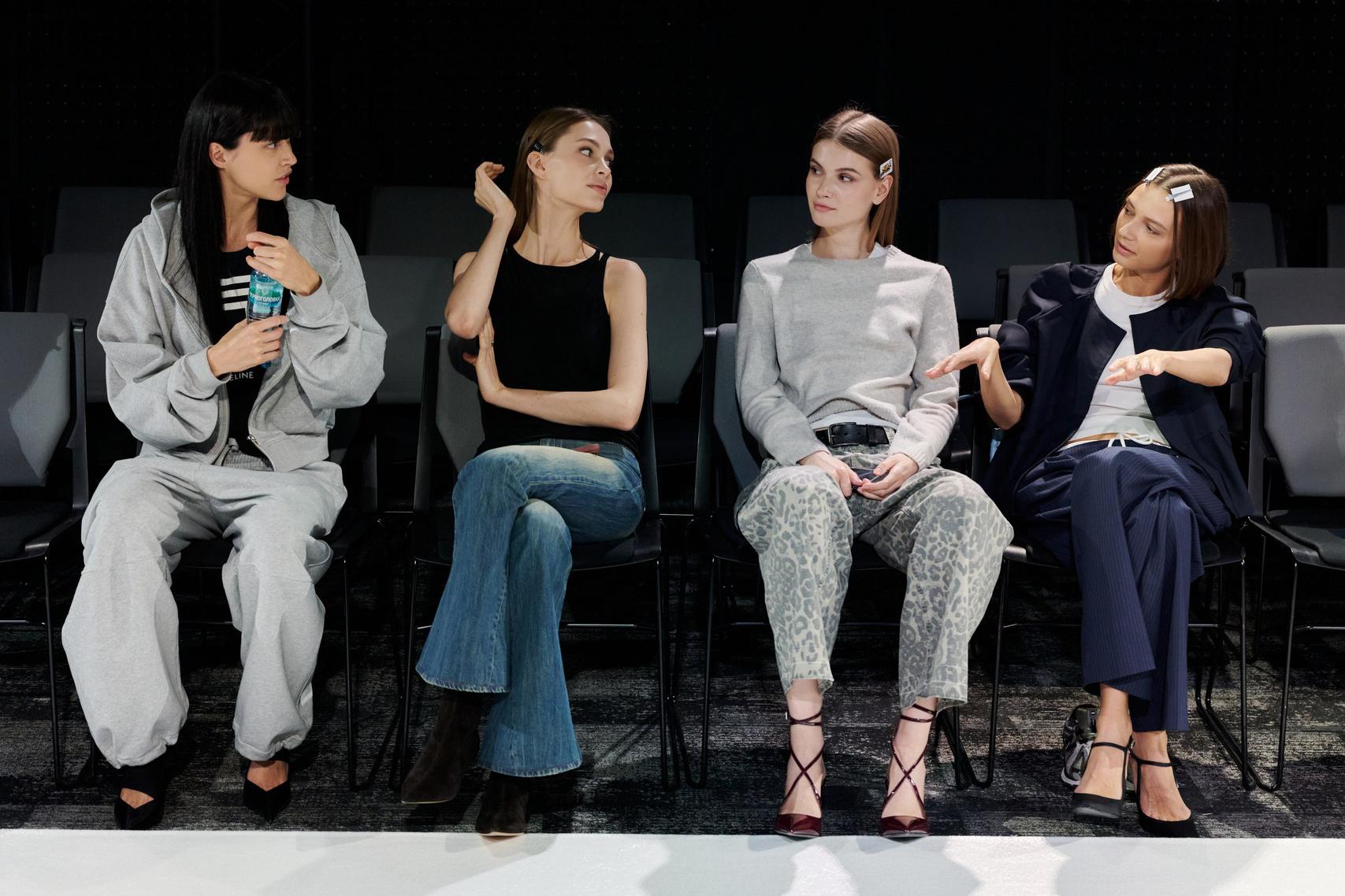 Репетиция показа TSUM Fashion Show в рамках проекта РБК x VOYAH Fashion Review