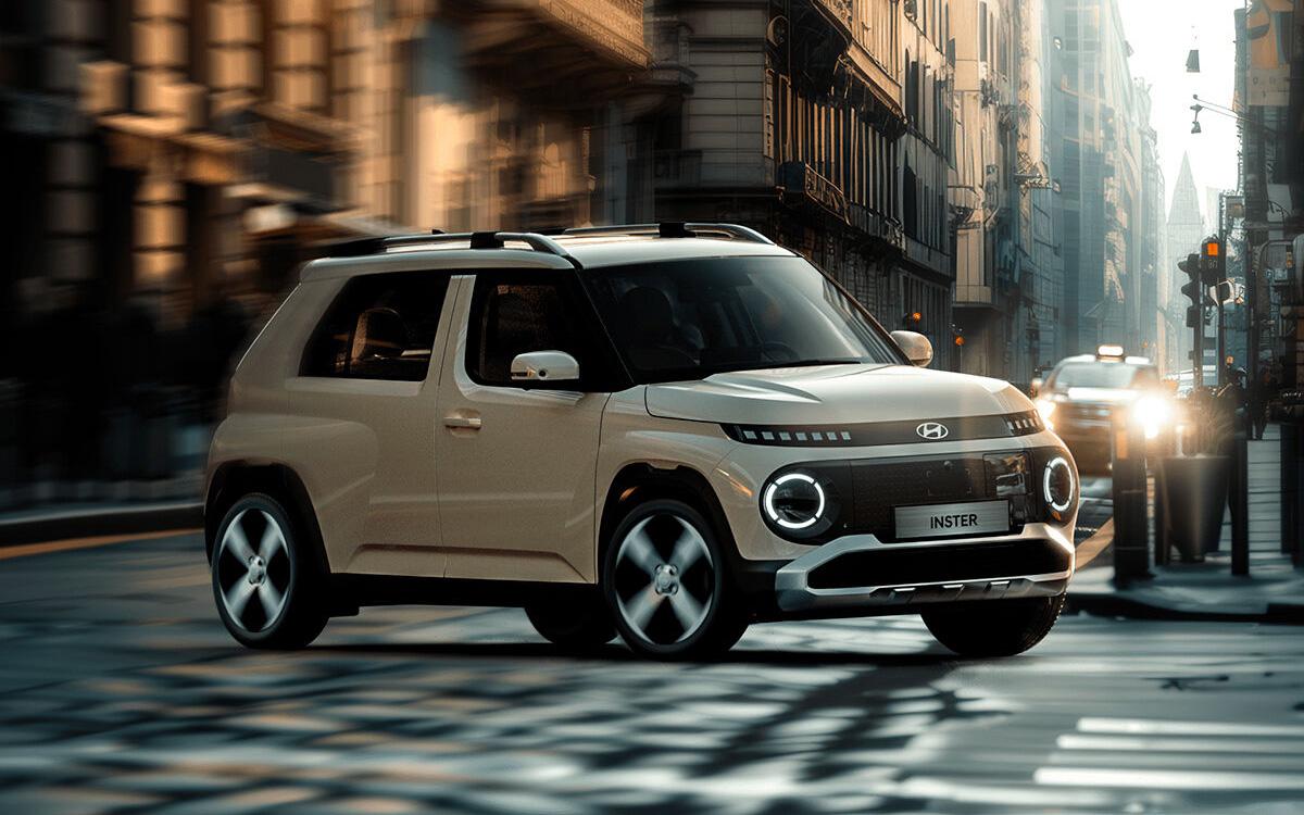 Hyundai представил бюджетный электрокроссовер Inster размером с Volkswagen  T-Cross :: Autonews