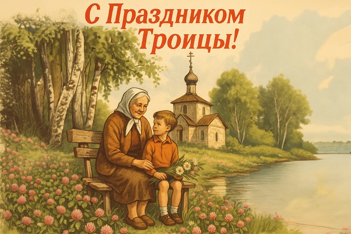 Открытки с Троицей. 30 красивых, старинных открыток со Святой Троицей