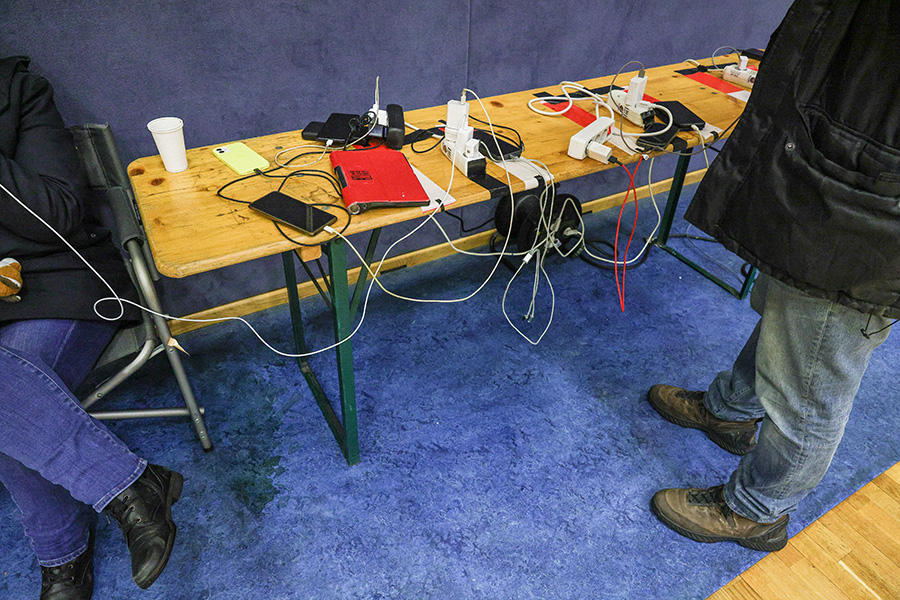 Пункт помощи районного управления Штеглиц-Целендорф в Берлине