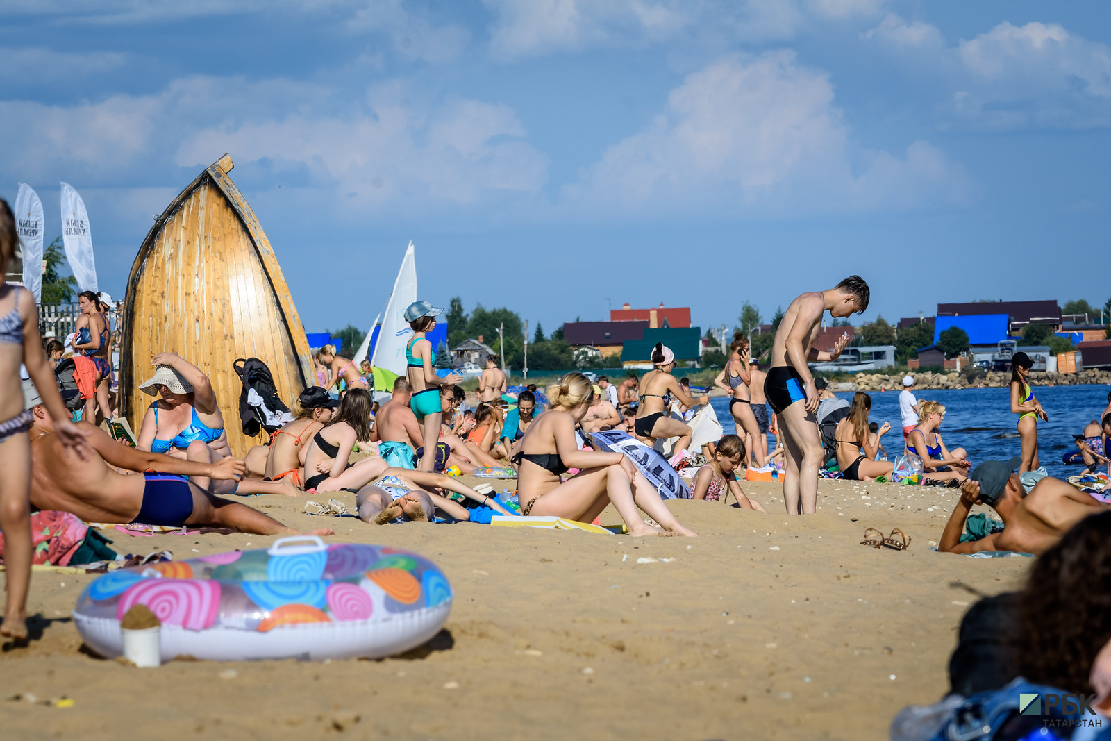 В Казани запретили купание на двух пляжах